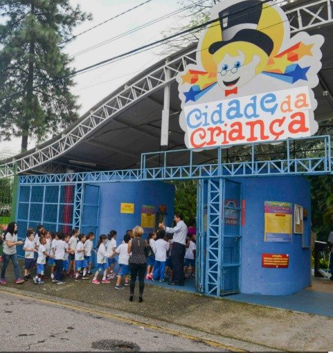 Entrada e recepção do parque